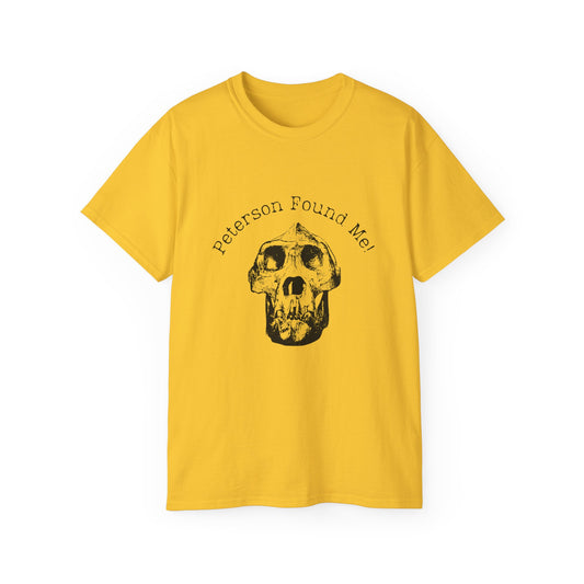 'Peterson Found Me' Primate Skull T-shirt