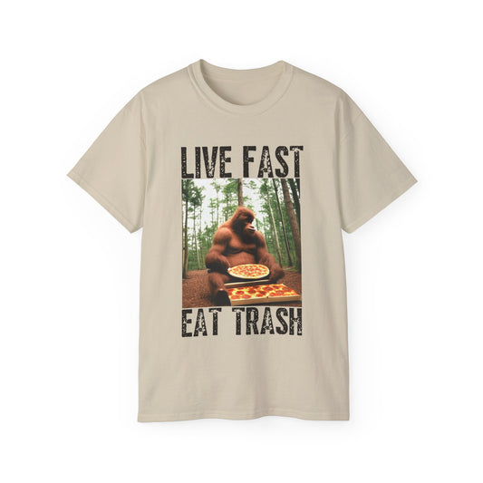 Sasquatch Live Fast Eat Trash Shirt