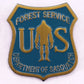Bigfoot Vintage Forest Service Badge