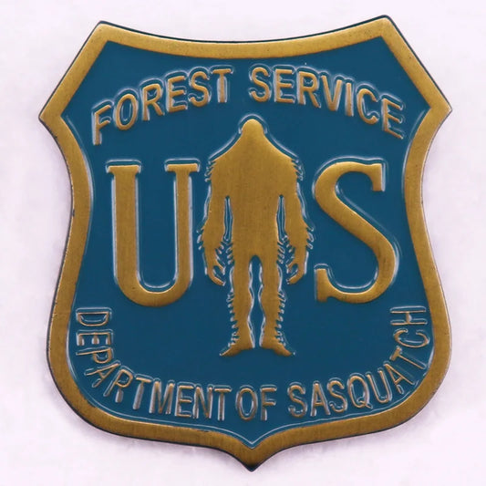 Bigfoot Vintage Forest Service Badge