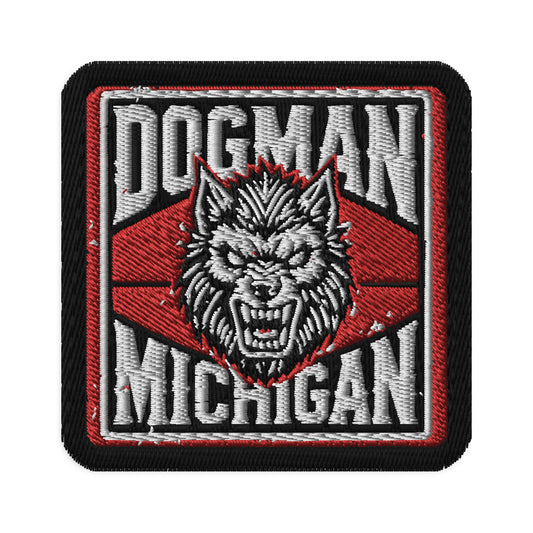 Dogman Michigan Travel Patch