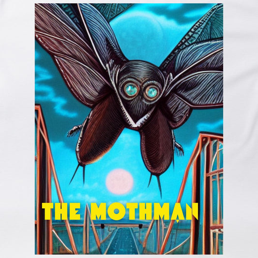 'The Mothman' Retro Sci-Fi Artist Design Unisex Ultra Cotton Tee