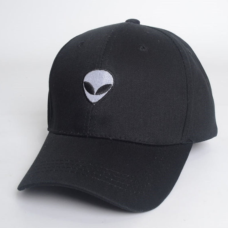 Alien Head Embroidered Baseball Cap