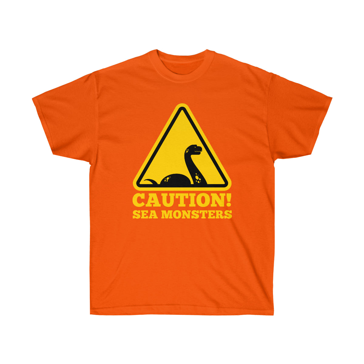 'Caution! Sea Monsters' Ultra Cotton Tee