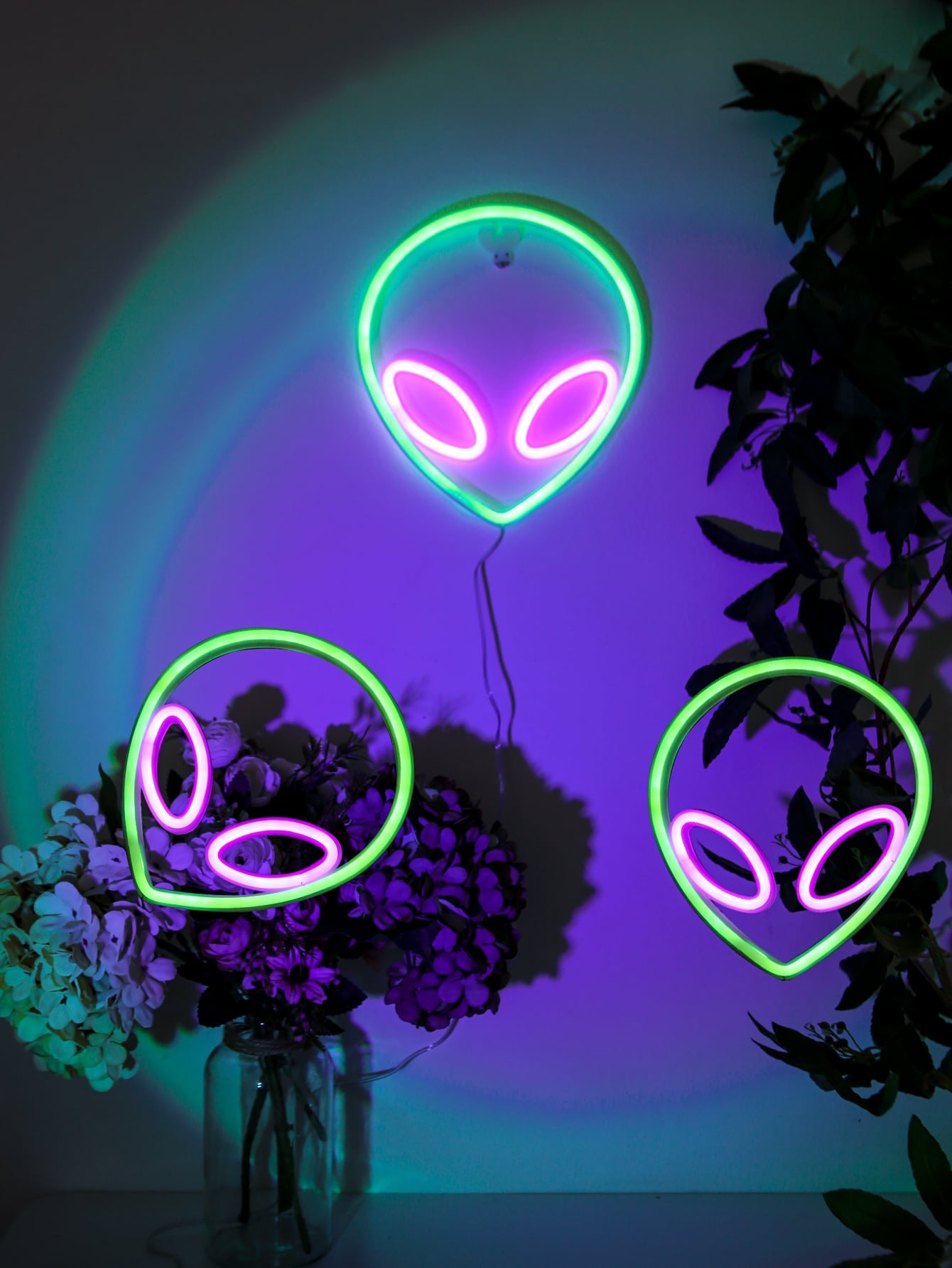 Alien Shaped LED Neon Light Lamp
