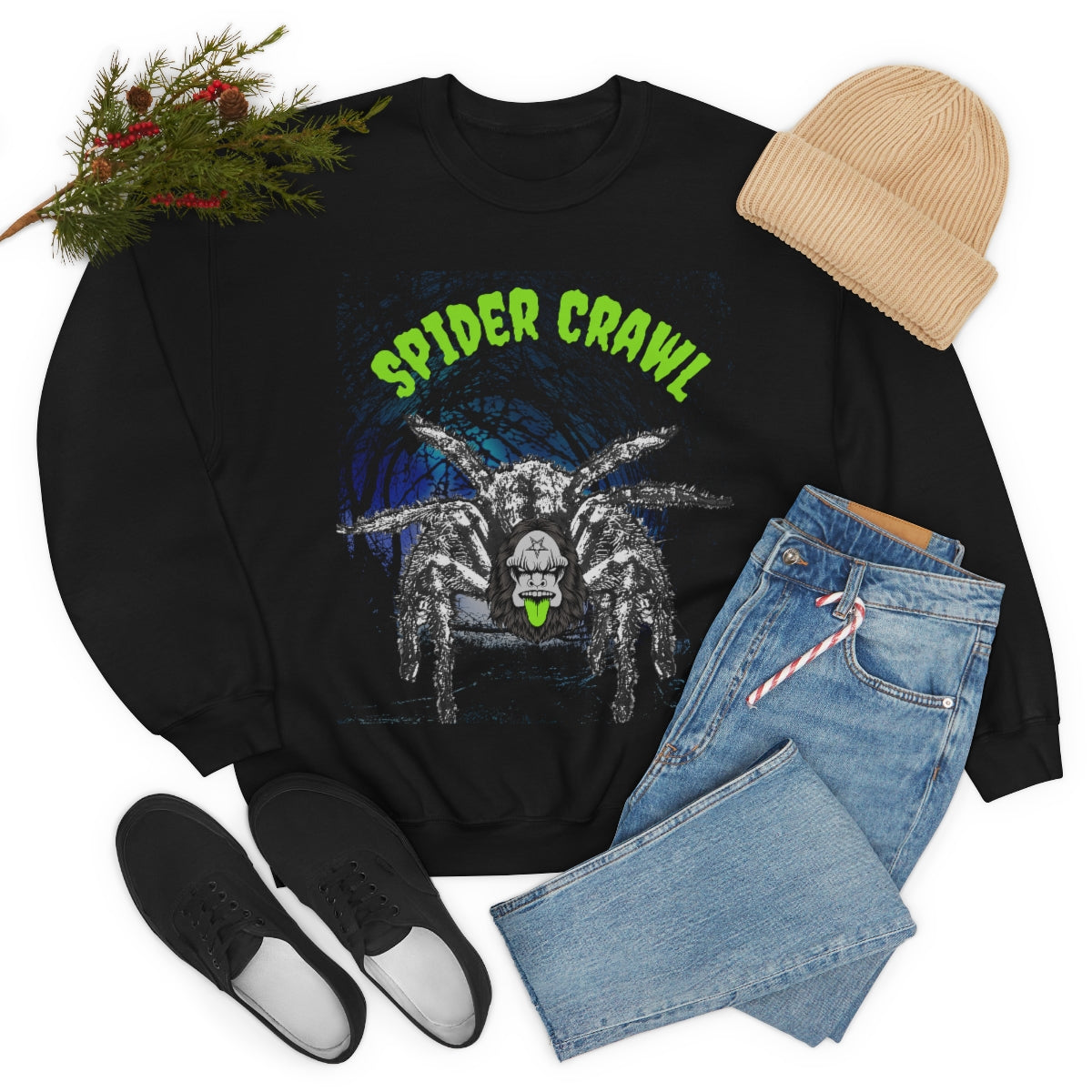 Spider Crawl Sasquatch Sweatshirt