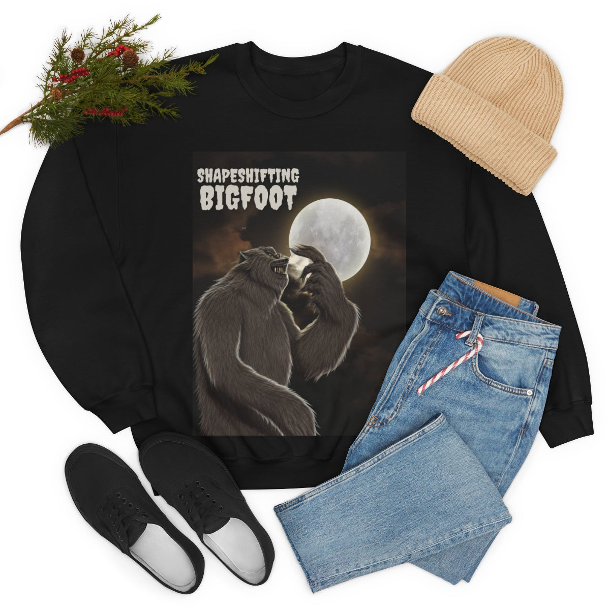 Shapeshifting Bigfoot Sweatshirt