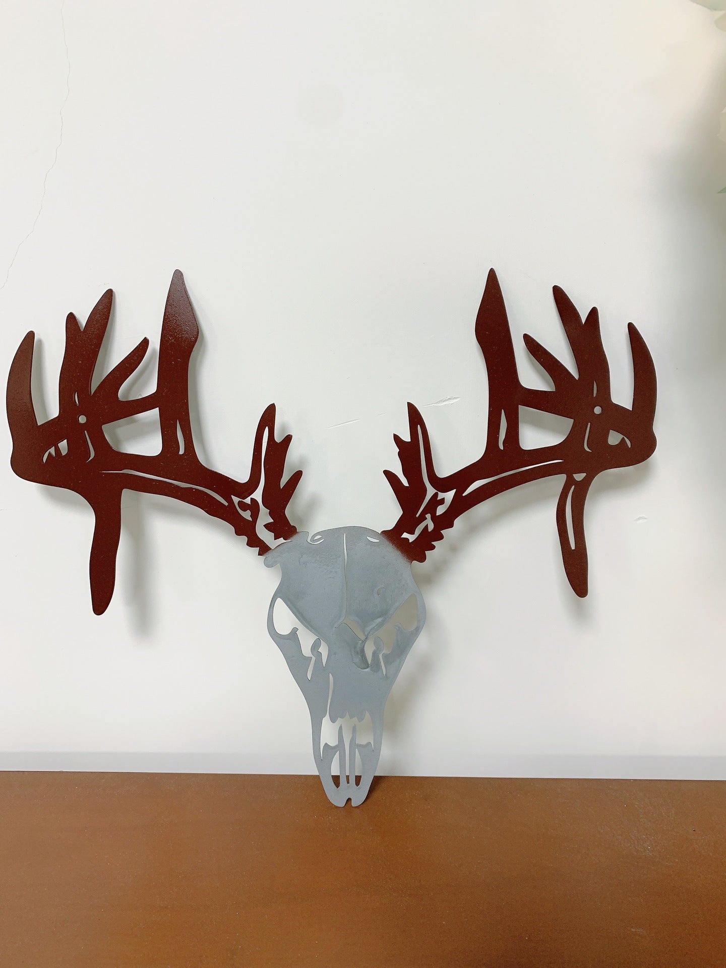 Wendigo Skull Metal Wall Mount