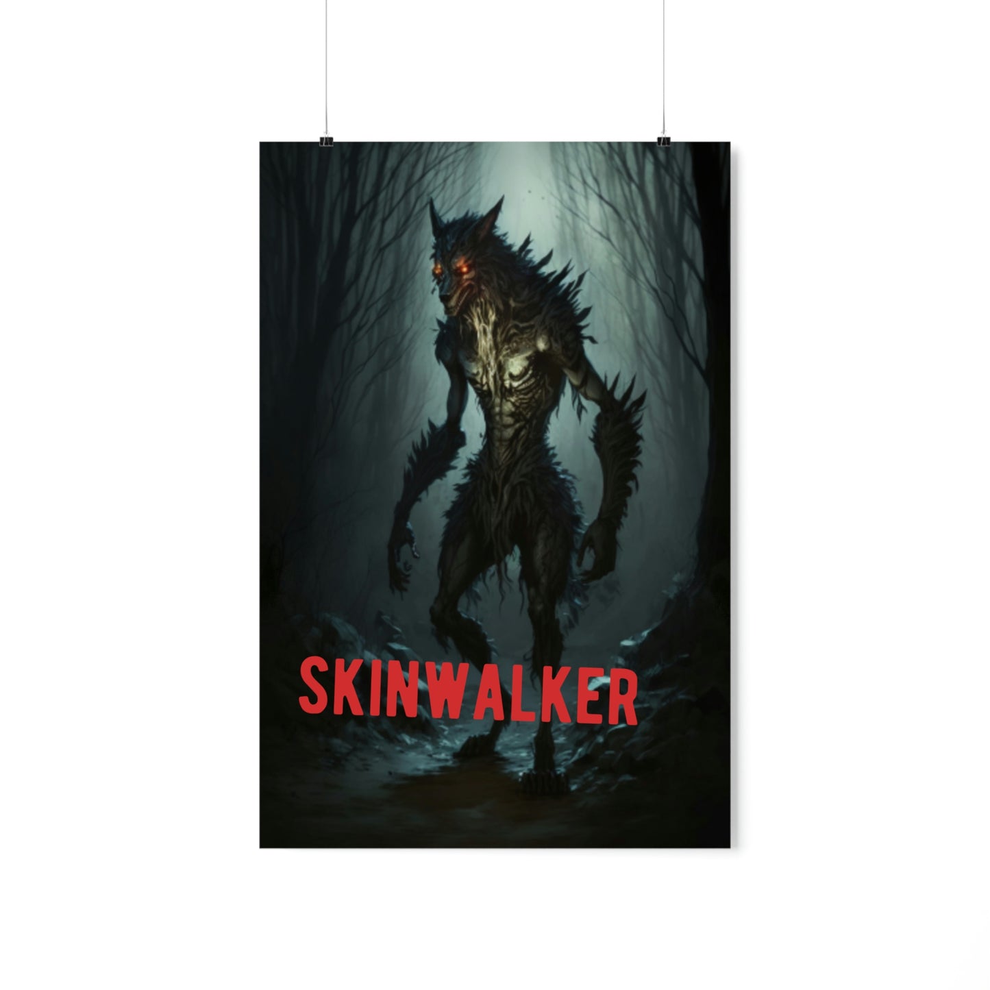 Dark Forest Skinwalker Poster