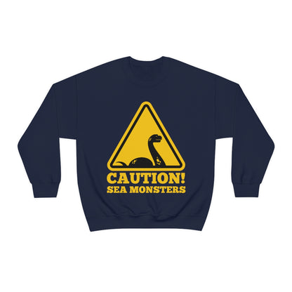 Caution! Sea Monsters Sweatshirt