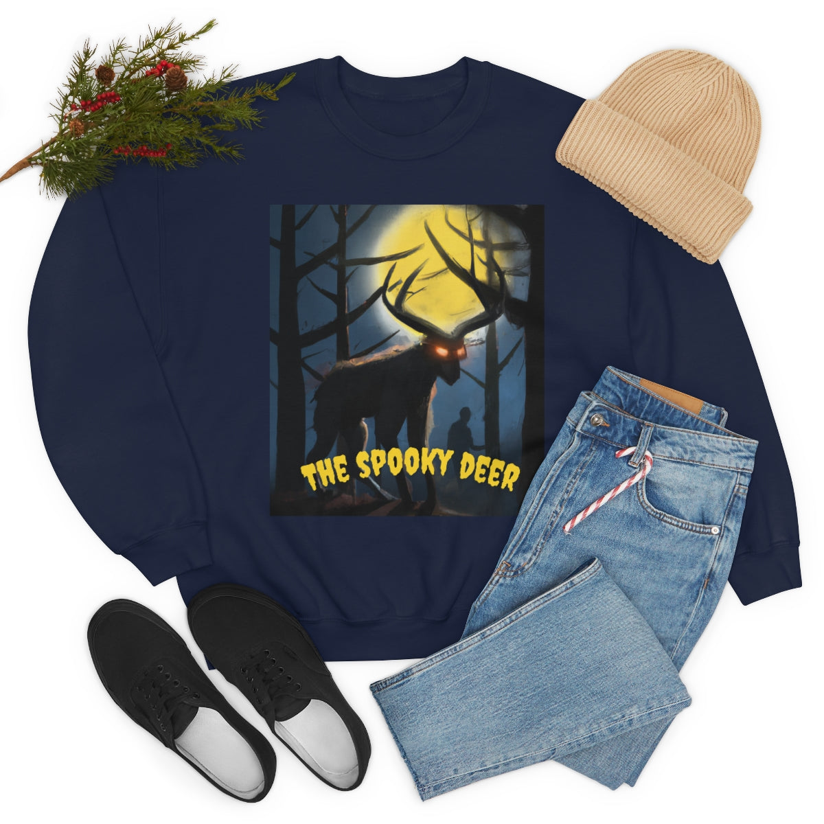 The Spooky Deer Wendigo Sweatshirt
