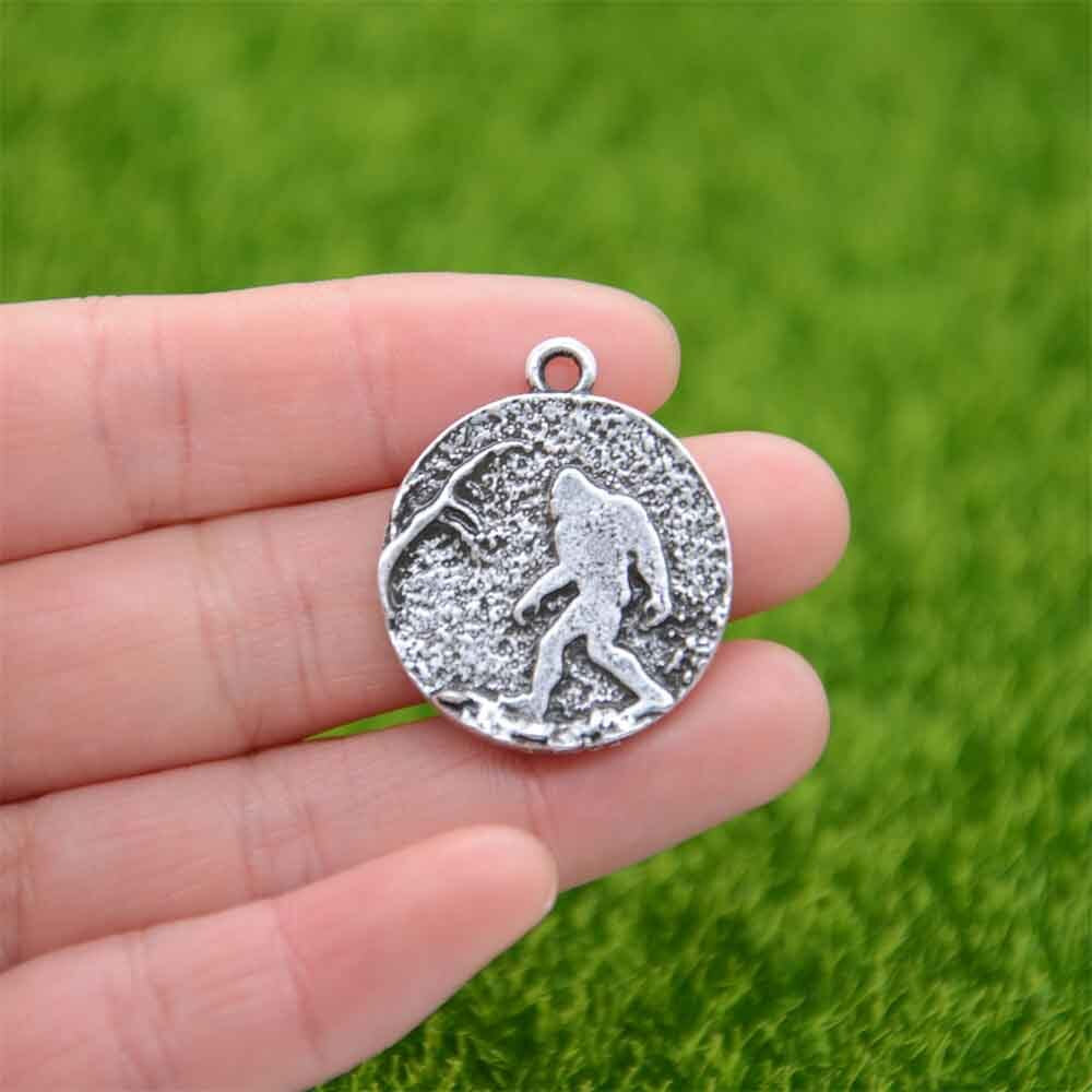 Viking Style Bigfoot Pendant Necklace