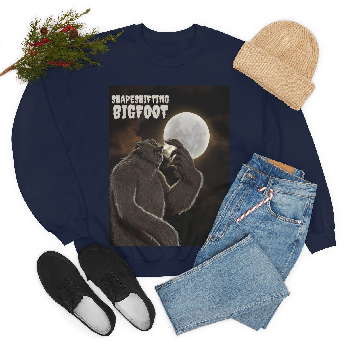 Shapeshifting Bigfoot Sweatshirt