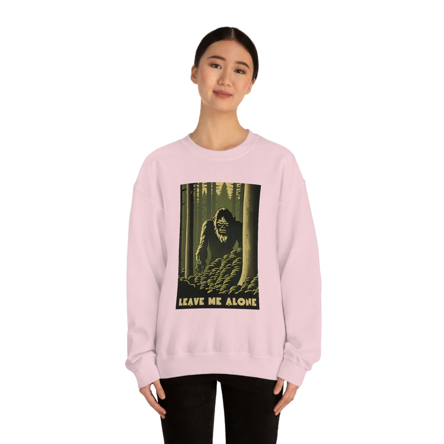 "Leave Me Alone" Sasquatch Crewneck Sweatshirt