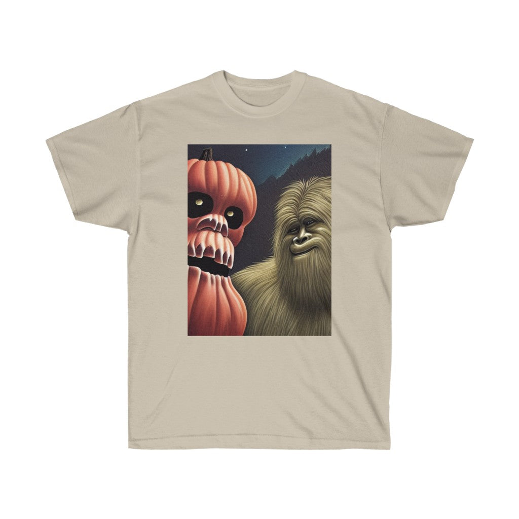 Yeti And Pumpkin King Unisex Ultra Cotton Tee