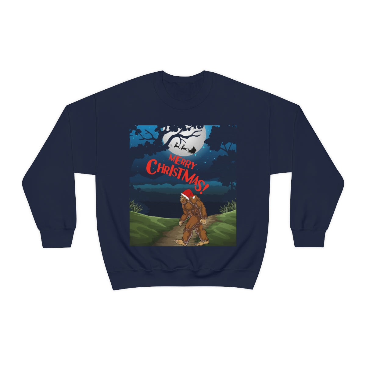 Merry Christmas Bigfoot Sweatshirt