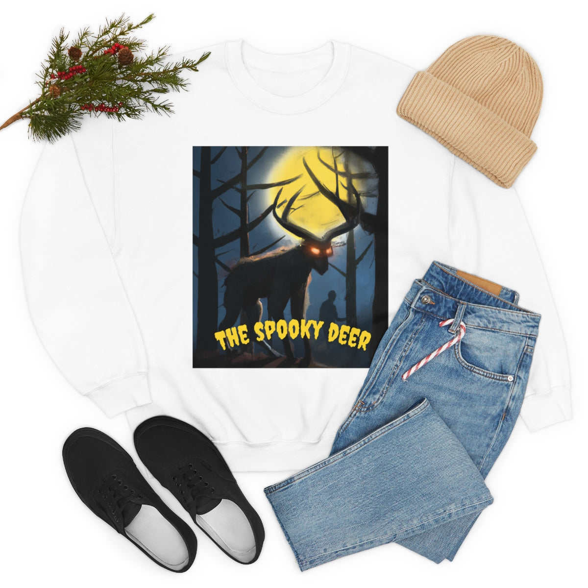 The Spooky Deer Wendigo Sweatshirt