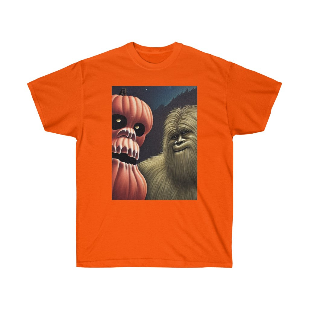 Yeti And Pumpkin King Unisex Ultra Cotton Tee