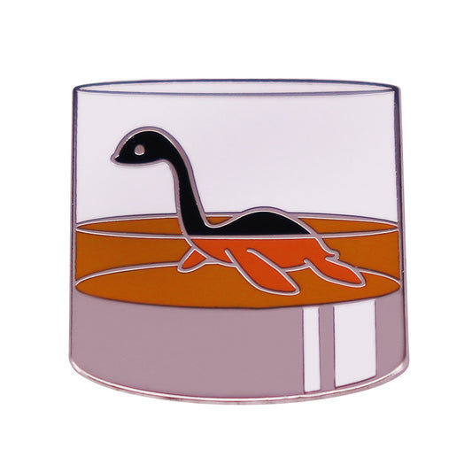 Scotch Swimmer Nessie Pin  Brooch