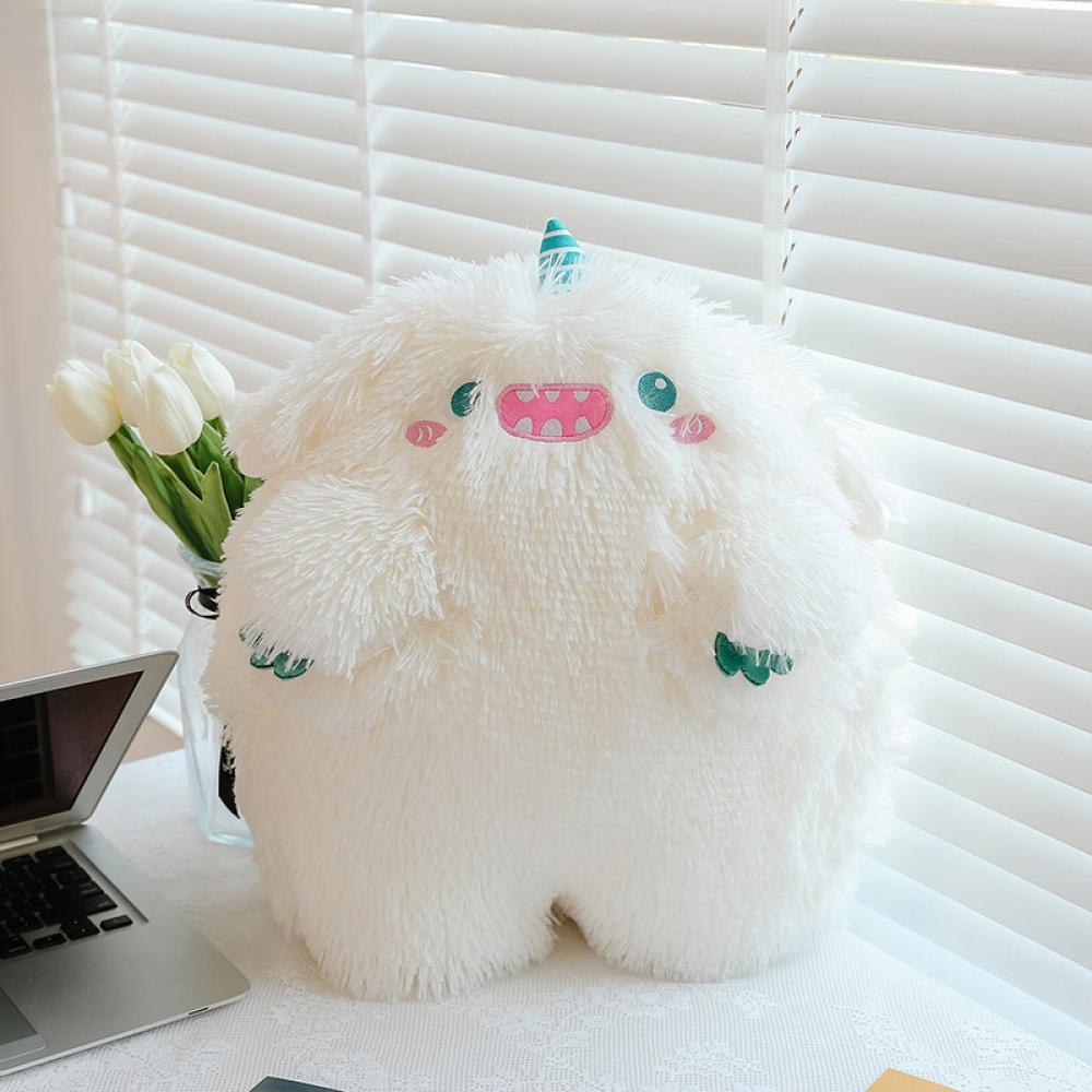A Cute Little Fluffy Baby Yeti Surrounded by Floating Luminous Crystal  Snowflakes and Crystalline Candy · Creative Fabrica