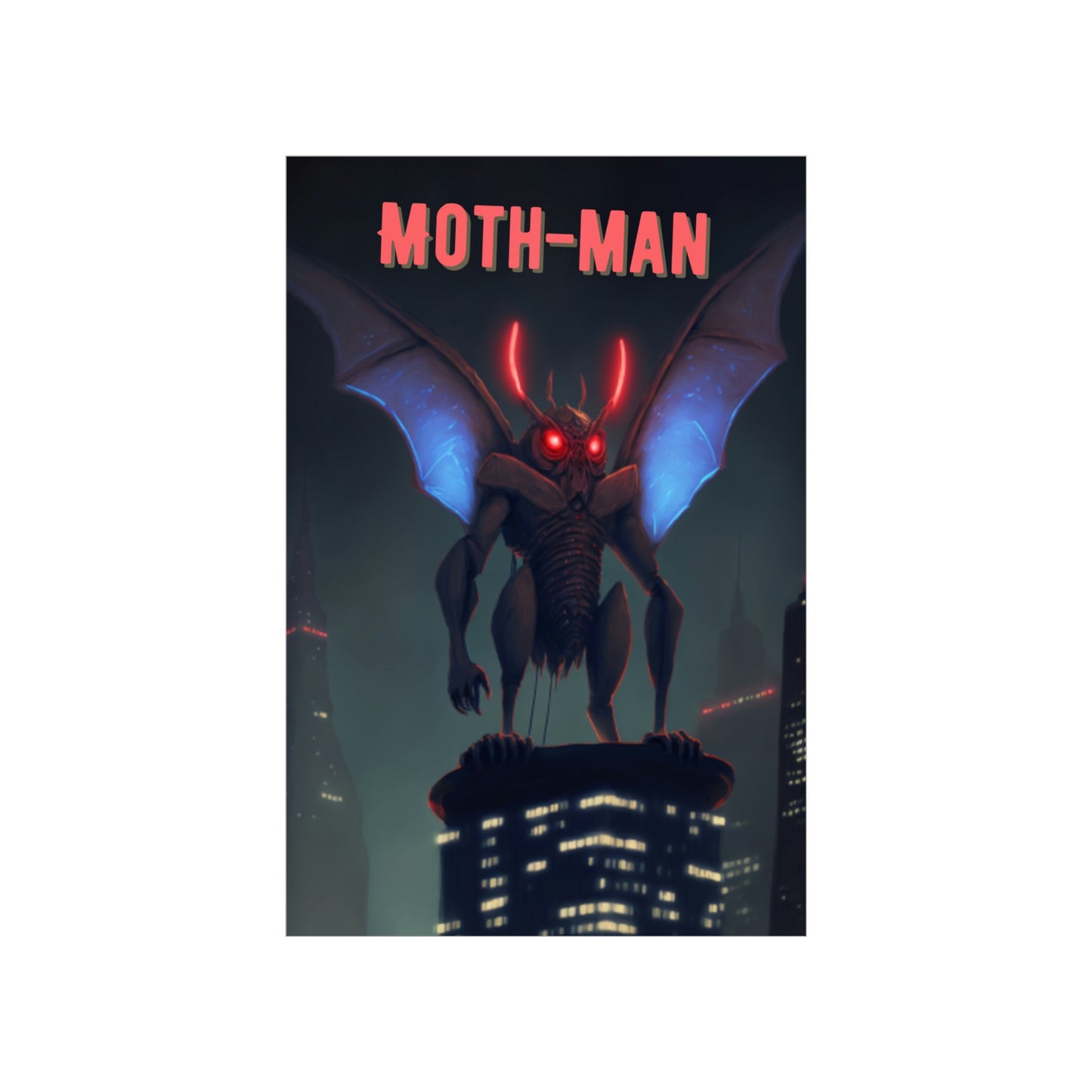 The Guardian Of West Virginia Moth-Man Poster