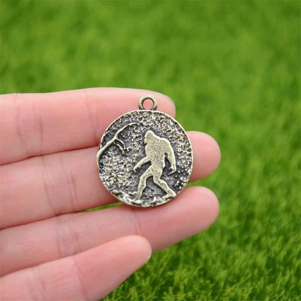 Viking Style Bigfoot Pendant Necklace