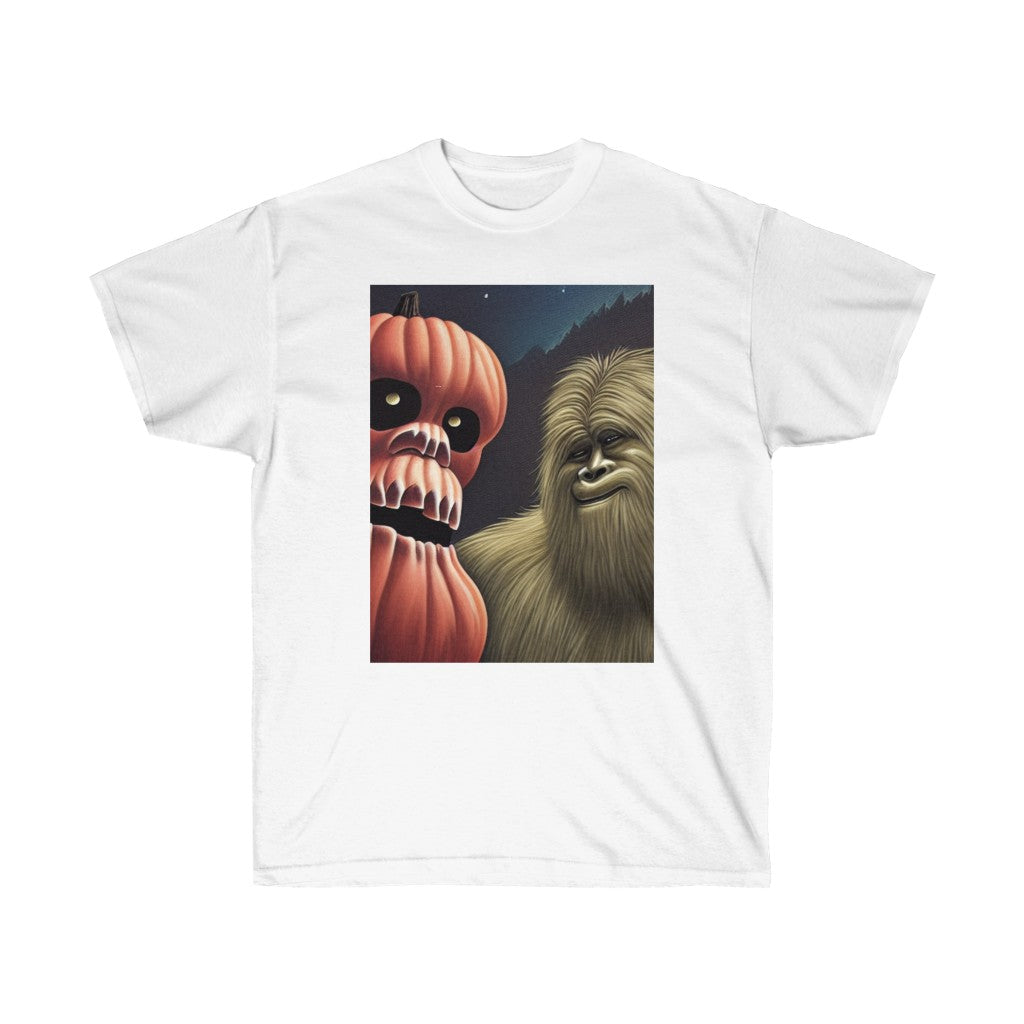 Yeti And Pumpkin King Unisex Ultra Cotton Tee