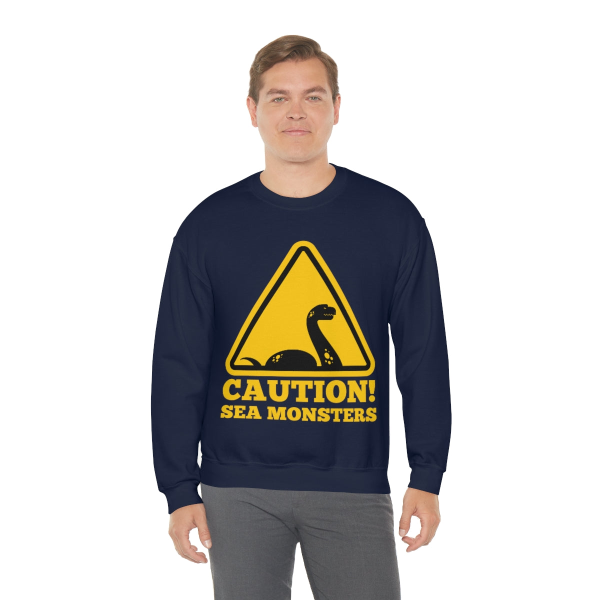 Caution! Sea Monsters Sweatshirt