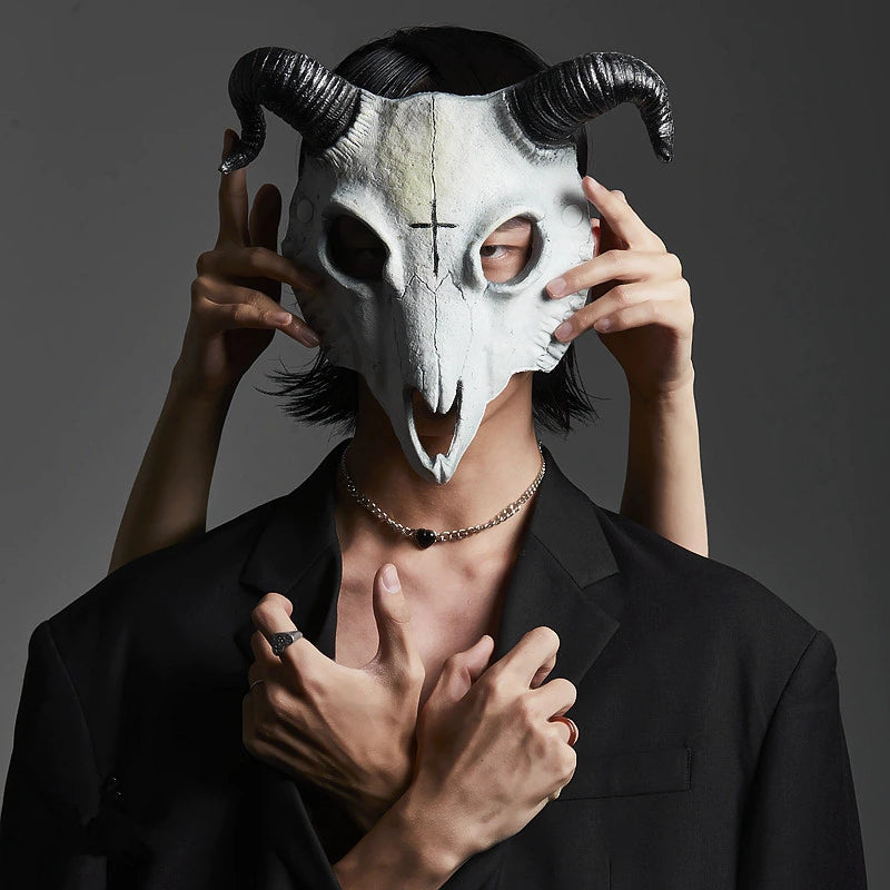 Hand Made Wendigo Skull Mask For Halloween Costume
