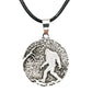 Viking Style Bigfoot Pendant Necklace