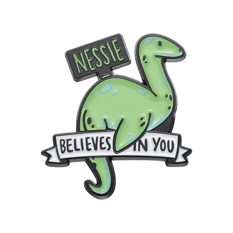Nessie Believes in You Enamel Pin 