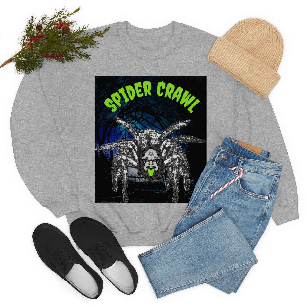 Spider Crawl Sasquatch Sweatshirt