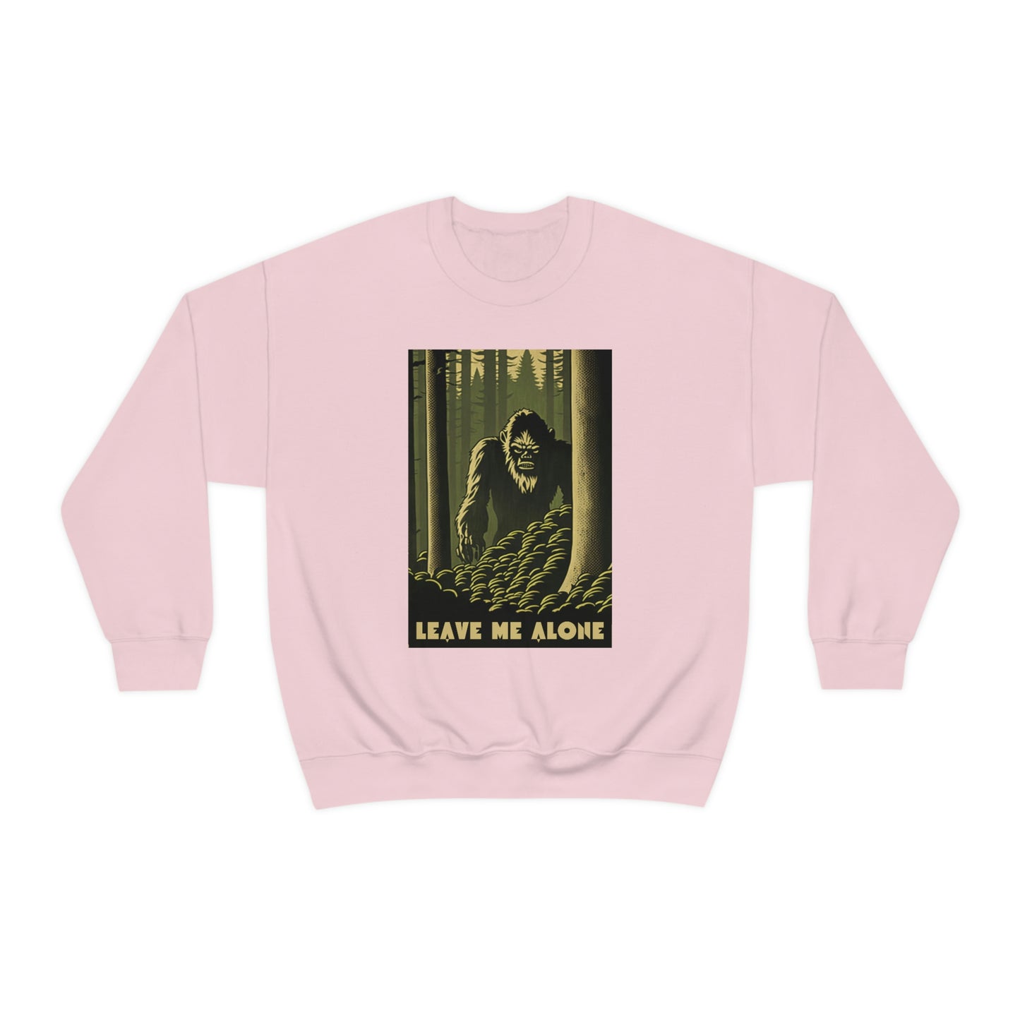 "Leave Me Alone" Sasquatch Crewneck Sweatshirt