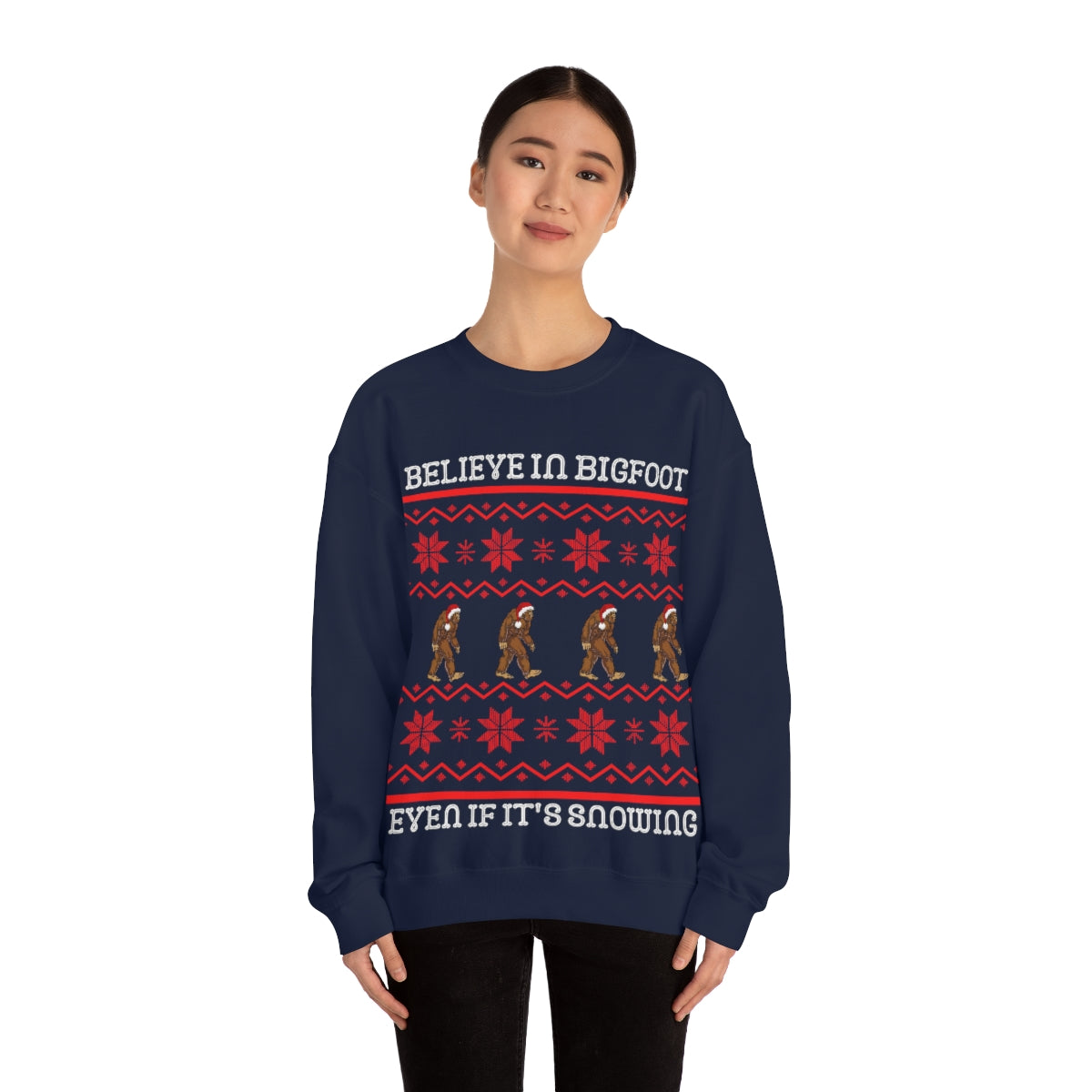 Bigfoot clearance christmas sweater